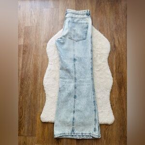 H&M Light Blue Wide-Legged Denim Women’s Pants Size 8